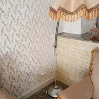 آباژور پایه استیل|چراغ خواب و آباژور|تویسرکان, |دیوار
