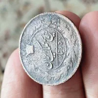 ده عدد سکه ۵۰ دیناری وصد دیناری مسی+پانصداحمدشاه