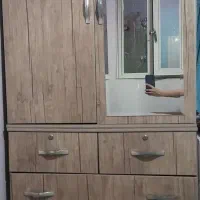 کمد چوبی دوتیکه (فروش فوری)