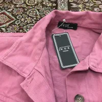 کت کتان صورتی سایز ۳۸|لباس|تهران, زرکش|دیوار