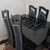 غذاخوری چهار نفری اصل چوب پنج میلیون