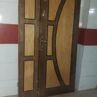 درب چوبی دو لنگه