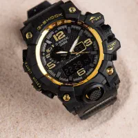 ساعت جی شاک مشکی طلایی