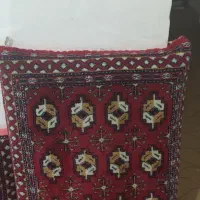 ۳جفت پشتی طرح ترکمن در حد نو