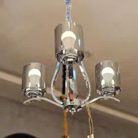 لوستر 3شعله حباب خارجی شرکتی تهران عمده و تک