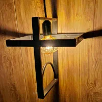 لوستر مینیمال چوبی