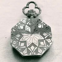 ساعت عتیقه گردنی سوییسی ANGELUS INCABLOC قیمت 55م