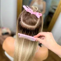 آف ویژه اکستنشن موی طبیعی خدمات نصب و سرچسب و ریمو