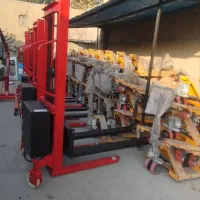 استاکر لیفتراک دستی برقی شارژی جک پالت بالابر