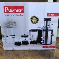آبمیوه گیری 4کاره پارادایس آسیاب خردکن مخلوط کن|آبمیوه‌گیر و آب‌مرکبات‌گیر|قم, چهل درخت‎|دیوار