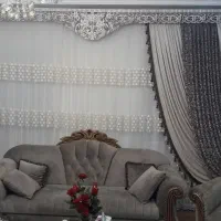 پرده به همراه کتیبه والان و زیر پرده ای و..|پرده، رانر، رومیزی|ضیابر, |دیوار