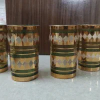 کتری چدنی سرویس چایخوری مقصودلیوان طلایی کره ای