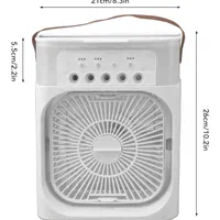 پنکه مه پاش رومیزی Air Cooler Fan مدل ۲۵۴۷|کولر آبی|تهران, دروازه شمیران|دیوار