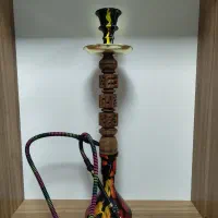 قلیان چوب گردو با تنه رخدار|کلکسیون و سرگرمی|مینودشت, |دیوار