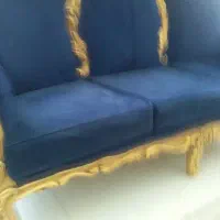 مبل استیل ۱۱نفره بامیزو عسلی درحدنو