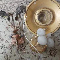 لامپ سقفی روکش طلا و روشنایی گازی
