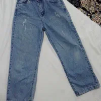 شلوار لی آبی