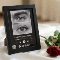 تابلوعکس موزیکال هدیه کادو  شاسی تولد کودک عروس