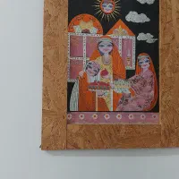 تابلو جا شمعی وسایل هفت سین|صنایع دستی و سایر لوازم تزئینی|اهواز, فرهنگ شهر|دیوار