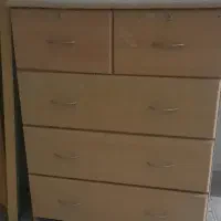 تخت دونفره با اینه و دراور