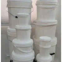 سطل‌ صنعتی بهداشتی و کلاژردار ۱ الی ۲۰ لیتری