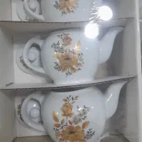 قوری سه تیکه چینی اصل|قوری، کتری، قهوه‌ساز دستی|زابل, |دیوار