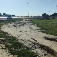 هزار متر زمین ویلا سر جاده اهواز