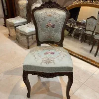 ست کامل مبلمان انتیک با میز ناهارخوری ده نفره