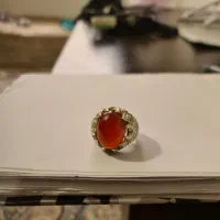 انگشتر  سنگ اصیل