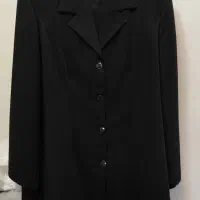 کت و دامن زنانه مشکی سایز ۴۶-۴۸