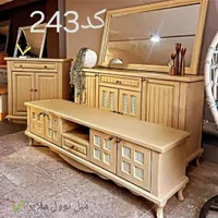 آینه کنسول چوبی با بهترین متریال/مبل نوول ملایر/|بوفه، ویترین، کنسول|بندر کنگان, |دیوار