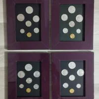 تعدادی قاب سکه شاهی|کلکسیون سکه، تمبر، اسکناس|مشهد, آزادشهر|دیوار