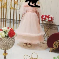 لباس عروس دخترانه ۱۰سال گلبهی