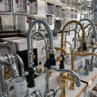 شیر ظرفشویی دوکاره فنری فلت طلایی کردم توالت|لوازم سرویس بهداشتی|قدس, شهرقدس|دیوار