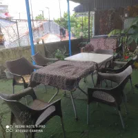 صندلی حصیری پایه فلزی ناصر