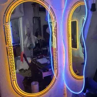 آینه قدی . دفرمه . نئون . نورپردازی|مبلمان خانگی و میز عسلی|کازرون, |دیوار