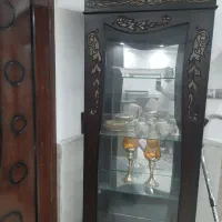 بوفه و میز ناهار خوری ۶ نفره و تخت خواب ۲ نفره