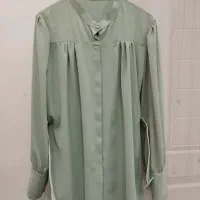 شومیز رنگ سبز پسته ای