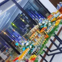 فینگر فود  فینگرفودکیک خونگی میوه آرایی دسر حلوا