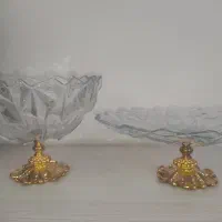 میوه خوری و شیرینی خوری کریستال