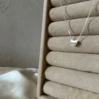 گردنبند های مینیمال آبکاری نقره