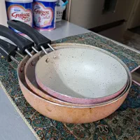 قابلمه ۳ تایی و تابه|ظروف پخت‌وپز|تهران, آذری|دیوار