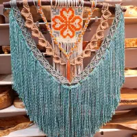 دیوارکوب مکرومه