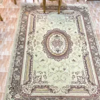۴ عدد فرش کرم طوسی ۵۰۰ شانه ۲در۳ +۴ عدد پا دری