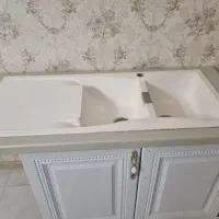کابینت ممبران زیر سینک به همراه سینک و صفحه کابینت|مصالح و تجهیزات ساختمان|تهران, شهرک فردوس (حسینی)|دیوار