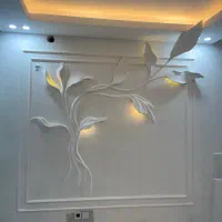 گچبری پیش ساخته.قاب بندی .پتینه .گچبری مدرن