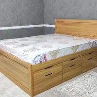 تخت خواب دونفره مدل درسا 6 کشو|تخت و سرویس خواب|همدان, |دیوار