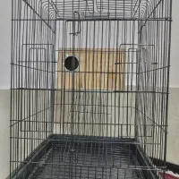 قفس پرنده به همراه پایه چرخدار(نو)|لوازم جانبی حیوانات|سبزوار, چهارراه فرودگاه|دیوار