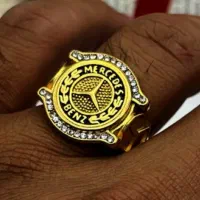 انگشتر بنز مشابه طلا