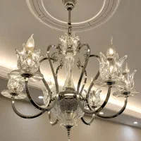 ست لوستر و دیوارکوب (کریستال چک)